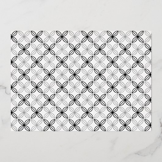 Joyful Wedding Mr & Mrs First Kerstfoto Folie Uitnodiging (Achterkant)