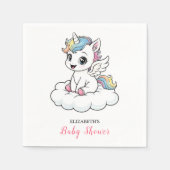 Joyful Whimsy Eenhoorn Baby shower Servet (Voorkant)