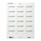 Joyful Whimsy Holiday Gift Labels (Full Sheet)