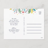Joyful Whimsy Vakantie Foto Briefkaart (Achterkant)