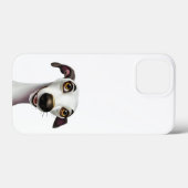 Joyful Whippet - Een Cartoon Stijlkunstwerk Case-Mate iPhone Case (Achterkant (horizontaal))