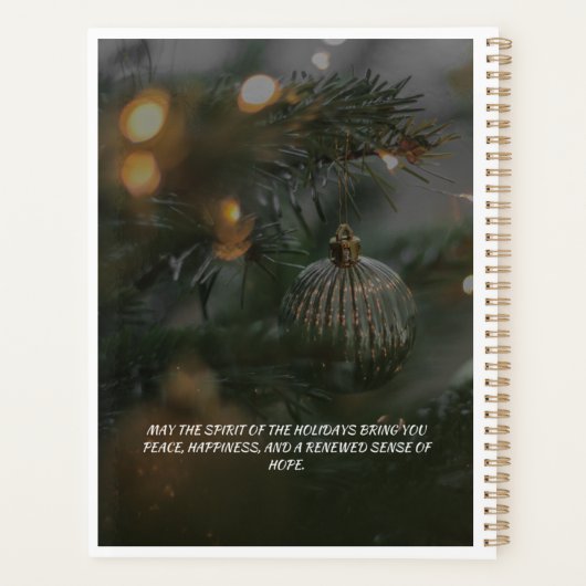 Joyful Winter Planner (Achterkant)