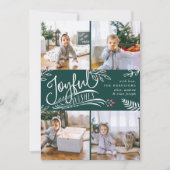 Joyful Wish | Kaart voor kerstfoto's (Voorkant)