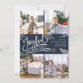 Joyful Wish | Kaart voor kerstfoto's (Voorkant)