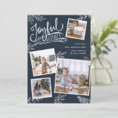 Joyful Wish | Kaart voor kerstfoto's (Staand voorkant)