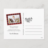 Joyful Wishes Holiday Photo Collage Briefkaart (Achterkant)