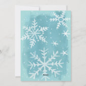 Joyful Wishes kerstfoto Feestdagenkaart (Achterkant)