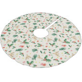 Joyful Woodland Bird Christmas Tree Rok Kerstboom Rok (Gekanteld)