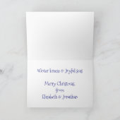 Joyful Zeeen Beach Nautical Kerstmis Feestdagen Kaart (Binnen)