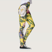 Joyful  zomerbloemen boho geel leggings (Rechts)