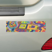 Joyfull Noise, abstract Bumpersticker (Op auto)