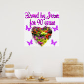 JOYOUS 90 JAAR OUD POSTER (Keuken)