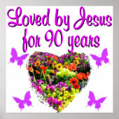 JOYOUS 90 JAAR OUD POSTER (Voorkant)