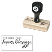 Joyous Blessings Hanukkah Star van David Rubberstempel (Gestempeld)