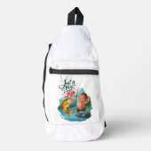 Joyous Boy Reeling in een grote vangst op Tranquil Sling Bag (Voorkant)
