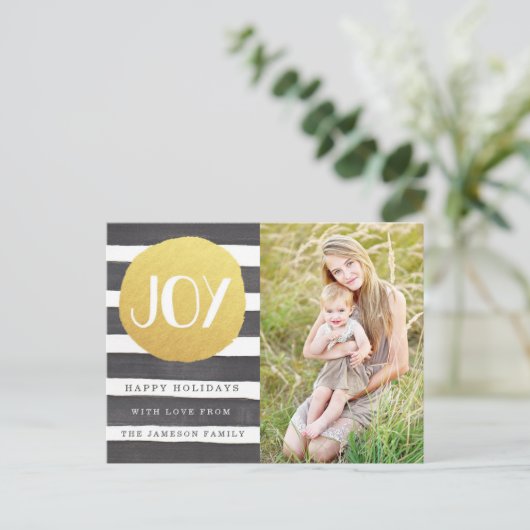 Joyous Briefkaart van de Foto van de Vakantie van (Staand voorkant)