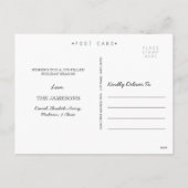 Joyous Briefkaart van de Foto van de Vakantie van (Achterkant)