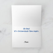 Joyous Chrismukkah Time Wenskaart Kaart (Binnen)