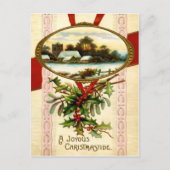 Joyous Christmastide Briefkaart (Voorkant)