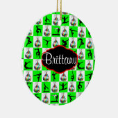 JOYOUS CUSTOM GYMNASTIEK KERST ORnament (Rechts)