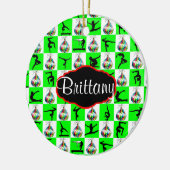 JOYOUS CUSTOM GYMNASTIEK KERST ORnament (Links)