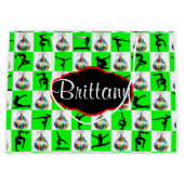 JOYOUS CUSTOM GYMNASTIEK KERSTCADEAU TAS LARGE CADEAUTASJE (Voorkant)