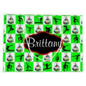 JOYOUS CUSTOM GYMNASTIEK KERSTCADEAU TAS LARGE CADEAUTASJE (Achterkant)