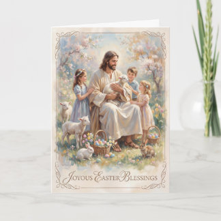 Joyous Easter Blessings Easter Card Kaart