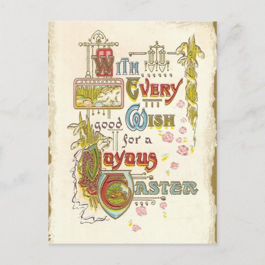 Joyous Easter Feestdagenkaart (Voorkant)