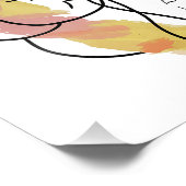 Joyous Echoes: een kleurrijke Waterverf Foto Afdruk (Hoek)