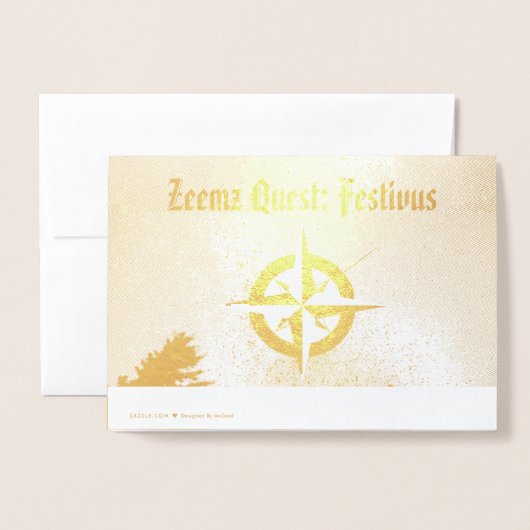 Joyous Festivus Quest on Real Folie Kaarten (Met envelop)