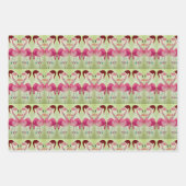 Joyous Flamingo Wrapping Paper Sheet Reeks 3 (Voorkant)