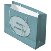 Joyous Hanukkah Large Cadeautasje (Voorkant Gekanteld)