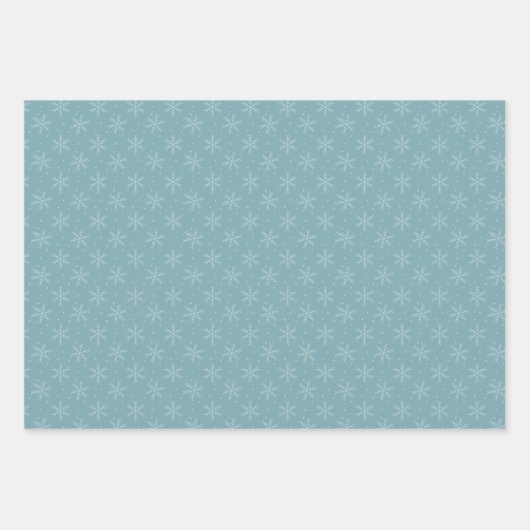 Joyous Hanukkah Snowflake Inpakpapier Vel (Voorkant 3)