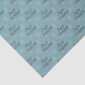 Joyous Hanukkah Snowflakes Tissuepapier (Detail)