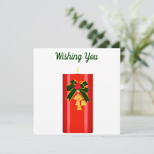 Joyous Holiday Seizoen Kaart (Staand voorkant)