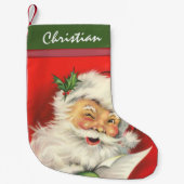 Joyous  kerstman kleine kerstsok (Voorkant)