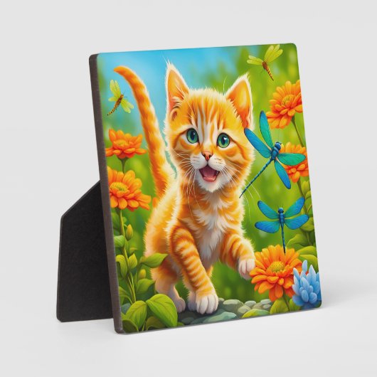 Joyous Kitten Fotoplaat (Voorkant)