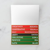 Joyous Kwanza Feestdagen Kaart (Binnen)