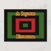 Joyous Kwanzaa Briefkaart (Voorkant)