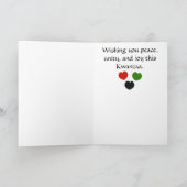 Joyous Kwanzaa Feestdagen Kaart (Binnen)