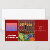 joyous kwanzaa feestdagenkaart (Voorkant / Achterkant)