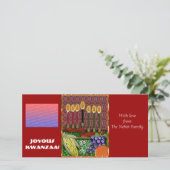 joyous kwanzaa feestdagenkaart (Staand voorkant)