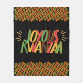 Joyous Kwanzaa Fleece Deken (Voorkant)