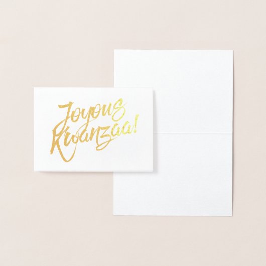 Joyous Kwanzaa Folie Kaarten (Display)