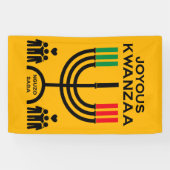 Joyous Kwanzaa Spandoek (Horizontaal)