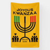 Joyous Kwanzaa Spandoek (Verticaal)