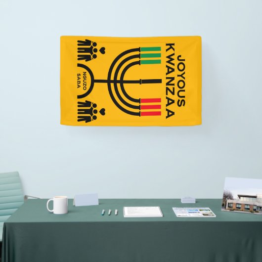 Joyous Kwanzaa Spandoek (Beurs)