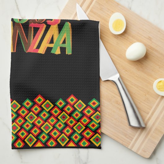 Joyous Kwanzaa Theedoek (Quarter Fold)
