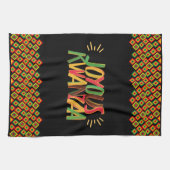 Joyous Kwanzaa Theedoek (Horizontaal)